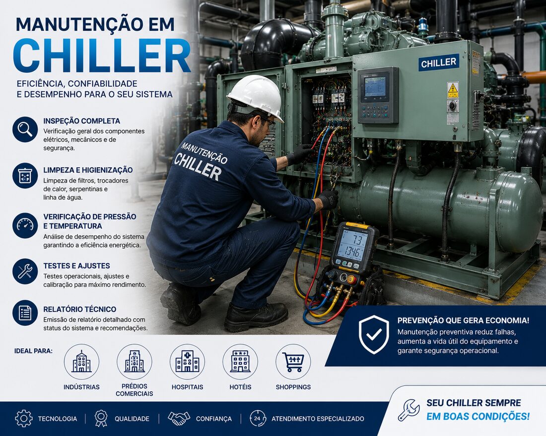 Manutenção em chiller
